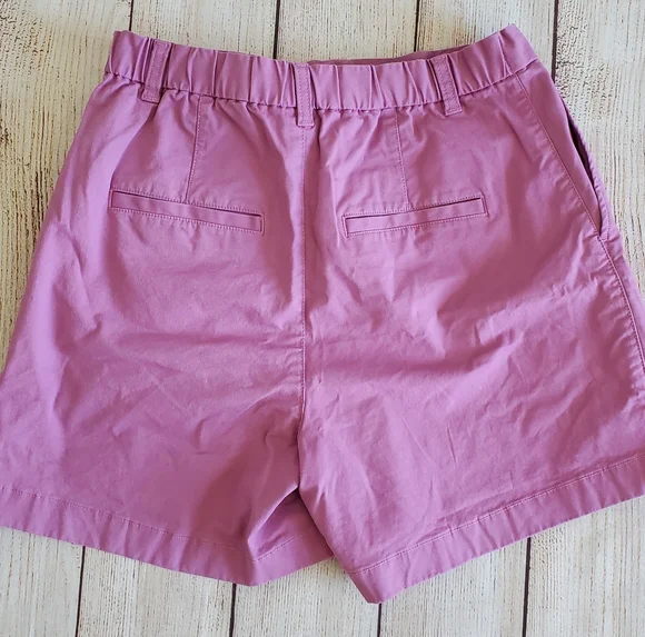 Gap high rise pleated khaki shorts pink size 6 for women - Picture 11 of 11